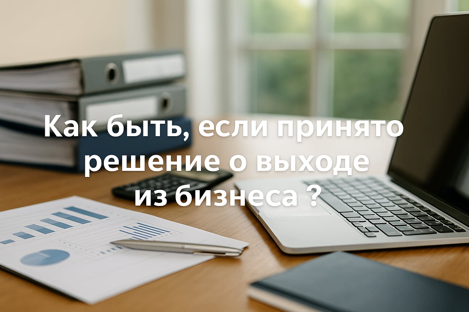 Как быть, если принято решение о выходе из бизнеса